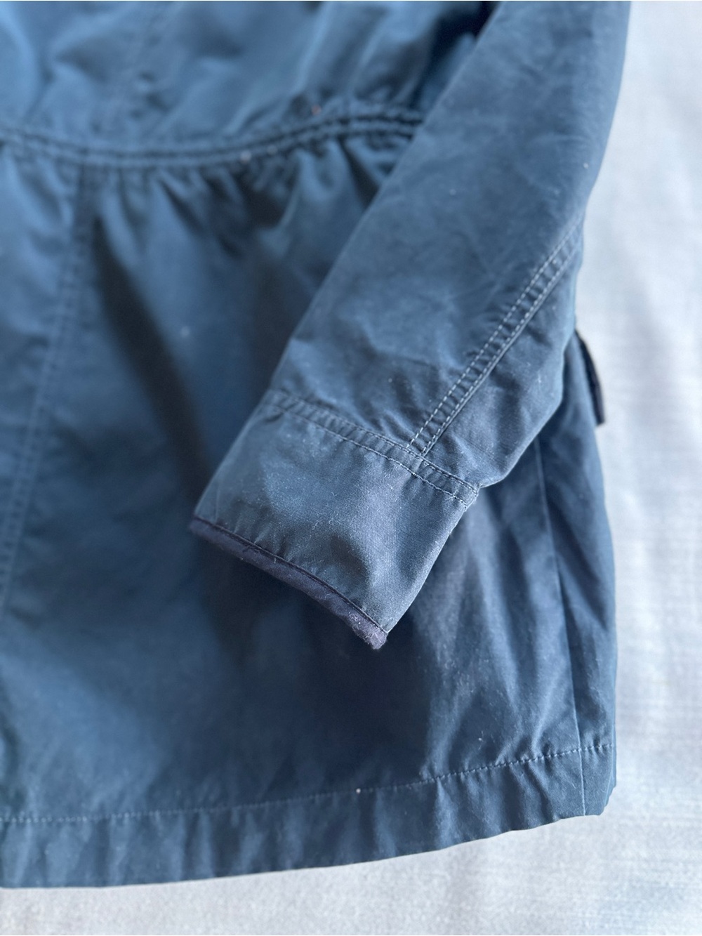 Abercrombie & Fitch Navy Blue Utility Anorak Parka Jacket | S - Picture 9 of 12